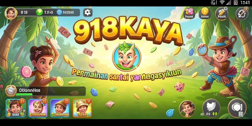Tampilan gameplay 918KAYA yang menyenangkan dan menarik.