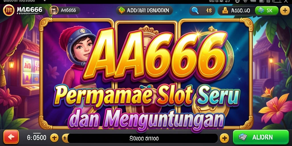 Tampilan menarik dari gameplay Slot di AA666.