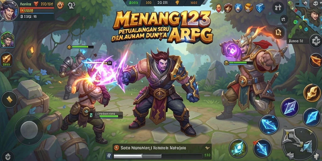 Screenshot menampilkan aksi pertarungan seru di MENANG123.