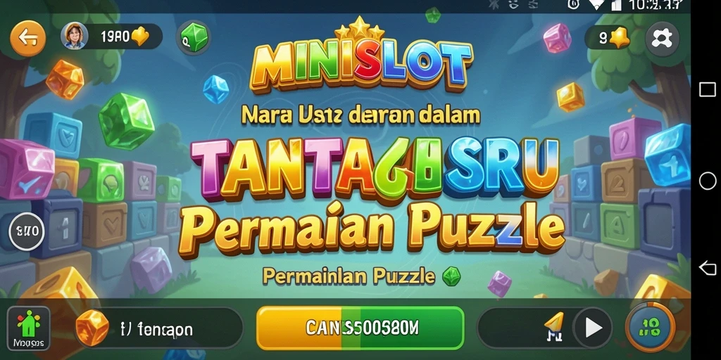 Tampilan gameplay seru dari permainan Puzzle MINISLOT.