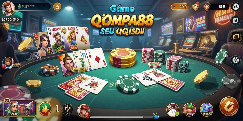 Screenshot gameplay QiuQiu yang menarik dan mendebarkan dari POMPA88.