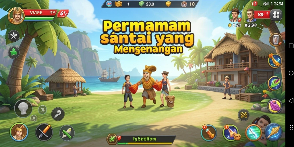 Tampilan grafik menawan dan gameplay yang seru di SVIP8.
